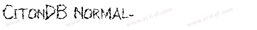 CitonDB Normal字体转换 CitonDB Normal字体转换